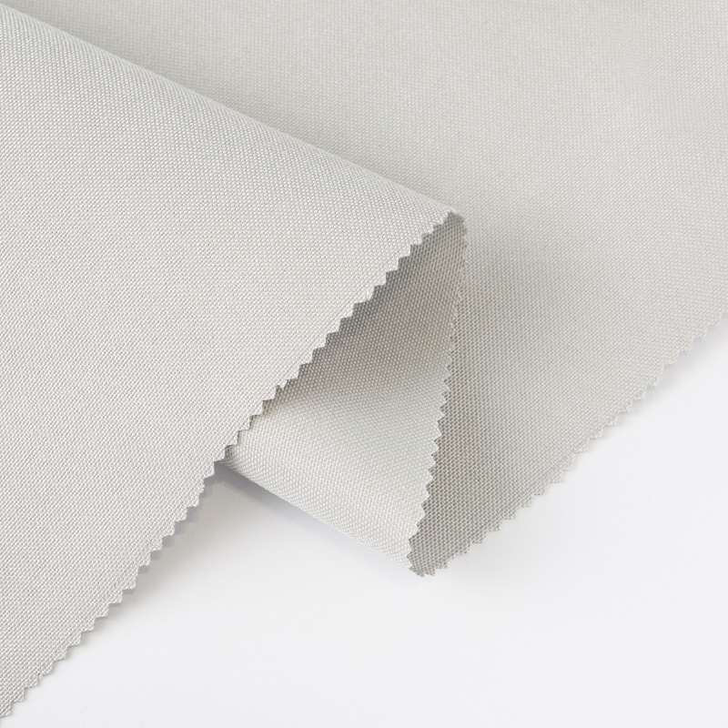 4*3*64 ライトグレーオックスフォード布コーティングされた PU コーティングされた荷物生地